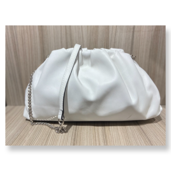 Borsa Clutch Maxi in pelle liscia. Vera Pelle Made in Italy - immagine 2