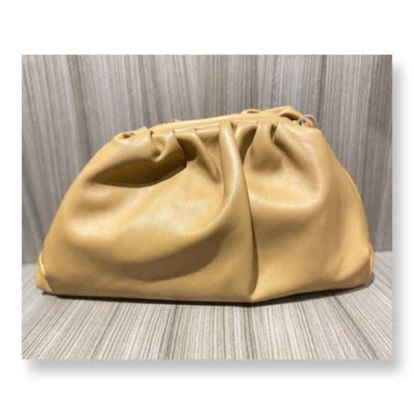 Borsa Clutch Maxi in pelle liscia. Vera Pelle Made in Italy - immagine 4