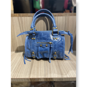 Bauletto borchie mini. Vera pelle Made in Italy